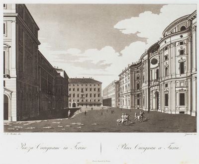 Raccolta di dodici principali vedute di Torino, 1824, incise all'acquatinta