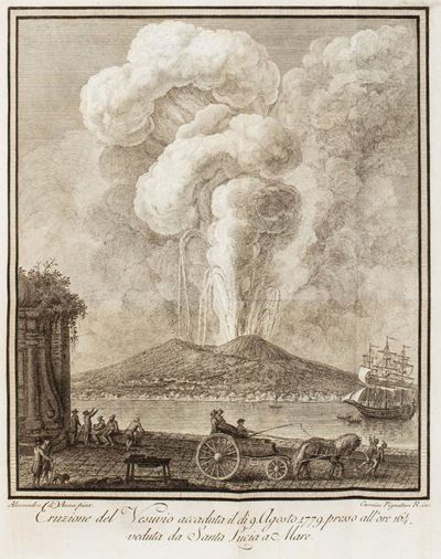 Ragionamento istorico intorno all'eruzione del Vesuvio del 29 luglio 1779, edizione originale
