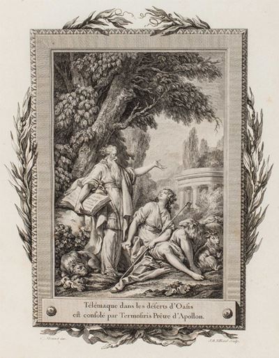 Les Aventures de Télémaque, edizione stampata nel 1785 con incisioni di Tilliard dopo disegni di ...