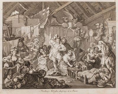Hogarth, Hogarthischen kupferstiche zu lichtenberg's erklärungen, raccolta di incisioni su rame