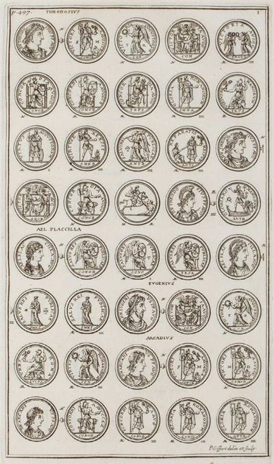 Numismata imperatorum Romanorum a Trajano Decio ad Palaeologos Augustos, 1718