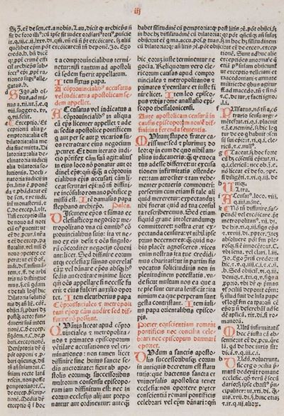 Decretum (cum apparatu Bartholomaei Brixiensis), edizione veneziana, 1480