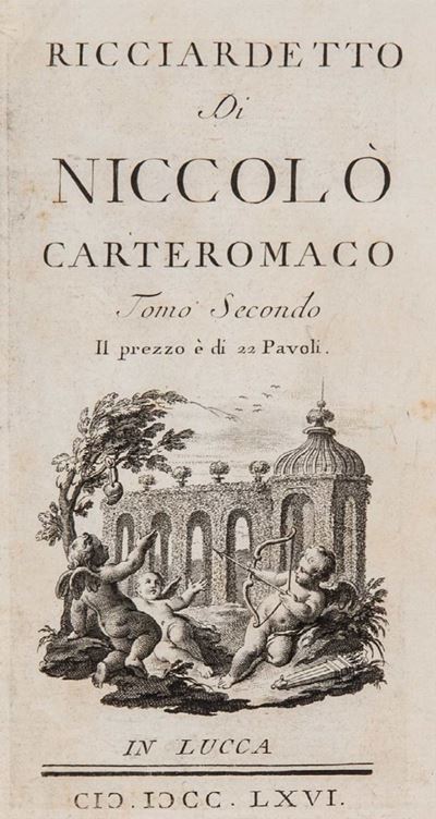 Forteguerri, Ricciardetto (1776) con illustrazioni di Novelli e Baratti
