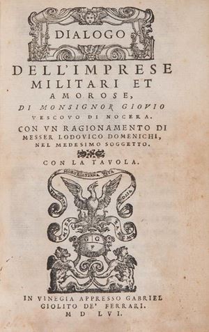 Dialogo dell ’Imprese militari et amorose