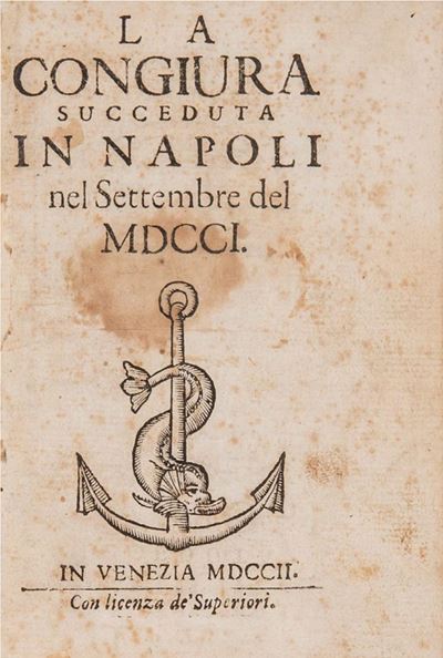 Autore anonimo, La congiura succeduta in Napoli