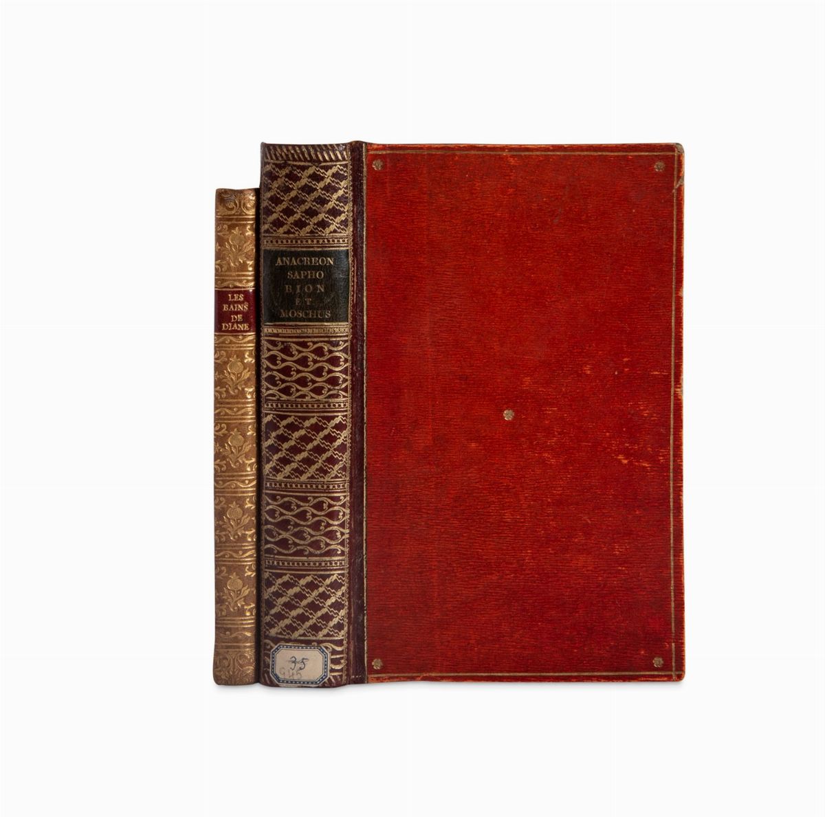 Anacreonte - Sapho, bion et moschus, traduction nouvelle en profe, suivie de la veilée des fetes ...