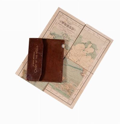 Carta del mondo su proiezione di Mercatore, 1893
