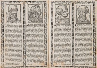 Vittorio Baldini, Cronologia Ponteficale, ristampa del 1600