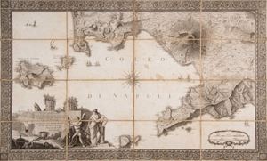 Carta del Littorale di Napoli e de luoghi antichi più rimarchevoli di quei Contorni delineata per ordine