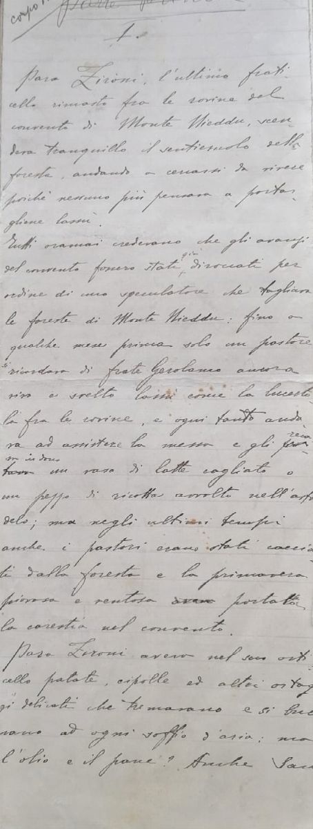 Grazia Deledda - Manoscritti e carteggi con testi autografi