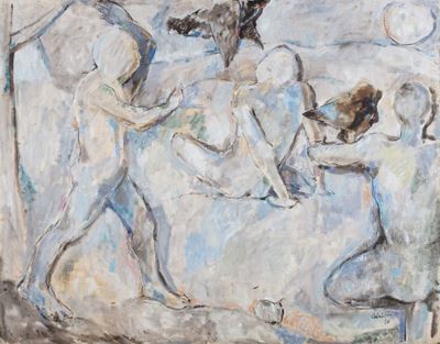 Figure, olio su tela