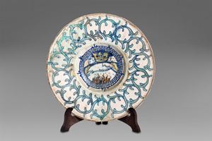 Piatto Deruta, secolo XVI