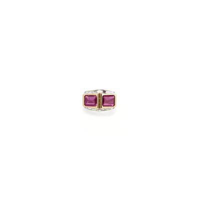 Anello in Rubini Birmani, Villa, Milano