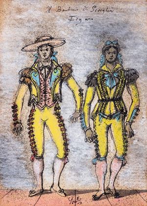 Bozzetto per Il Barbiere di Siviglia