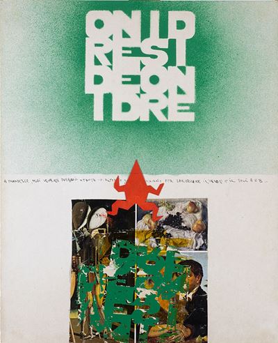 Ordine disordine, 1980 - matita su tavola