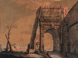 Roma - Tempio di Vespasiano e Tito