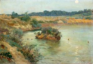 Moonlight on the Tiber