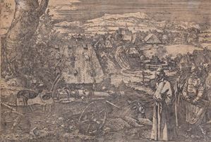 Durer, Albrecht  - Paesaggio con il cannone