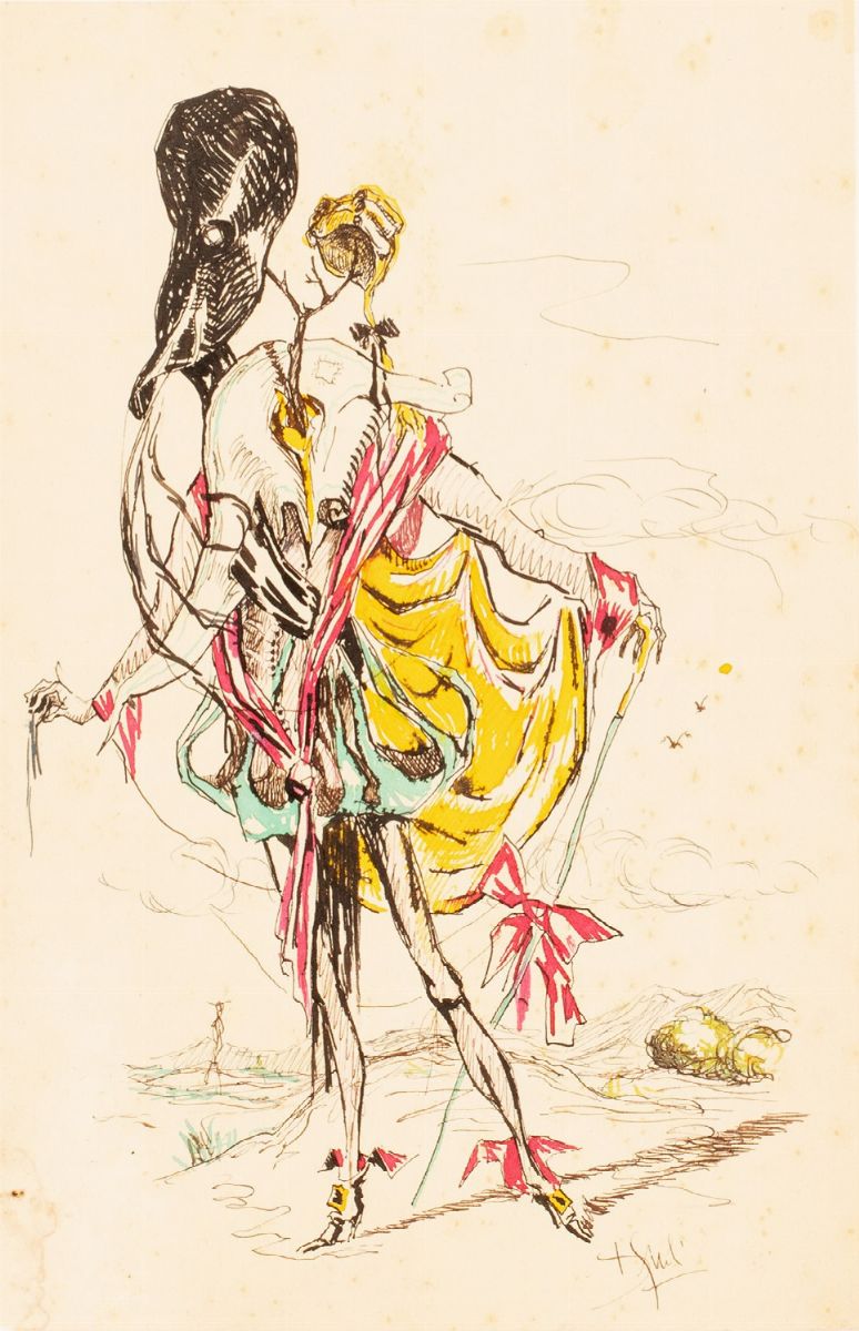 Domenico Gnoli - Bozzetti teatrali per Don Juan Tenorio