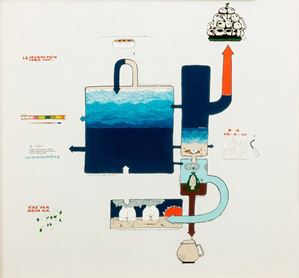 Baruchello Gianfranco - Guggenightmare Alpha