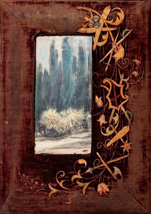 Cypress in Villa Ambron - Landscape