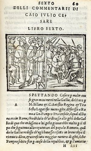 Commentaries [...] translated from Latin into the vulgar language for Agostino Ortica de la Porta, Genoese, again reuisti &amp; with great diligence corretti &amp; historiati