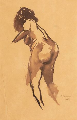Guttuso Renato - Titina Maselli portrait