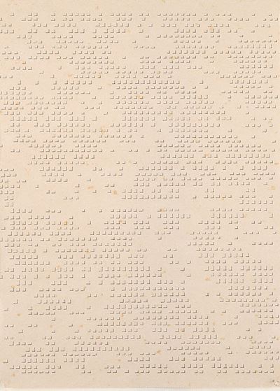 Autore, Costellazione (1978), inchiostro su carta