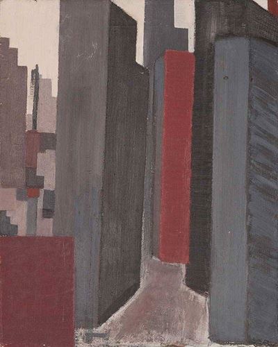 Senza titolo, olio su tela cm 51 x 41