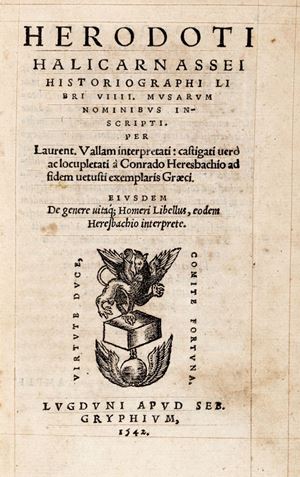 Erodoto, Historiographi Libri VIIII,