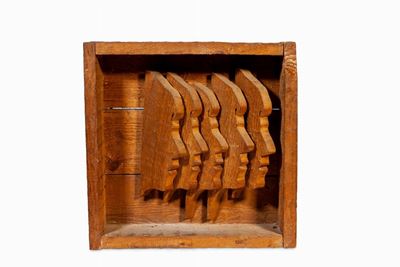 Profilo di Giuseppe Catalano, legno