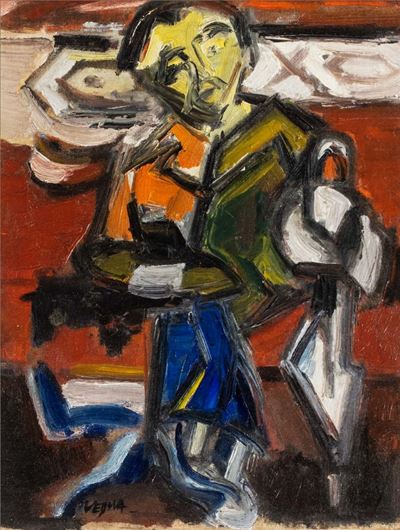 Senza titolo, olio su tela, 1942