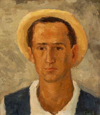 Ritratto di Emilio, olio su tavola