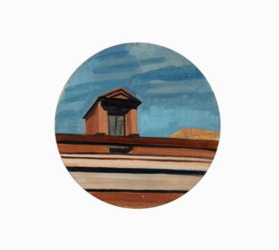 Il cielo, olio su tela, cm 30