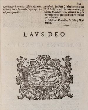 Rules of the Tribunal of the Holy Office practiced in some imaginary cases [...]. In this second impression correct, &amp; expand