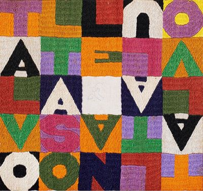 Talvolta sole, talvolta luna, ricamo, 1988