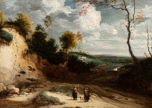 Landscape with wayfarers