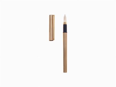 Penna Stilografica, Laminata in Oro, S.t