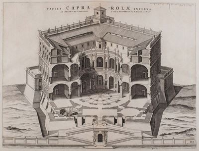 Caprarola Palatium Farnesiorum Extra Urbem Facies Caprarolæ Interna