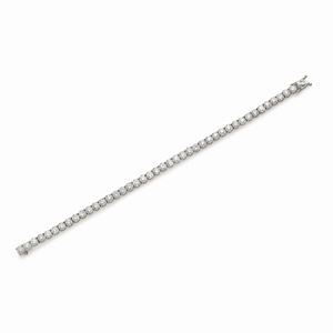 BRACCIALE TENNIS IN ORO E DIAMANTI 
in o