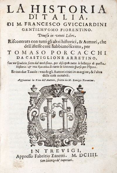 La Historia d'Italia, edizione del 1604