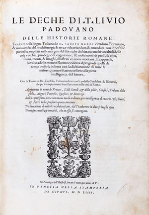 The deche [...] of Roman histories, translated into the Tuscan language, by m. Iacopo Nardi