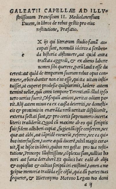Capella, De rebus Nuper in Italia gestis, 1533