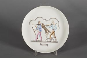 Inverno, 1927-1928 diametro cm 23,4
Piat