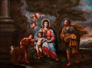 Rest on the flight to Egypt
