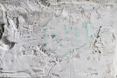 Senza titolo, 2002, gesso bianco