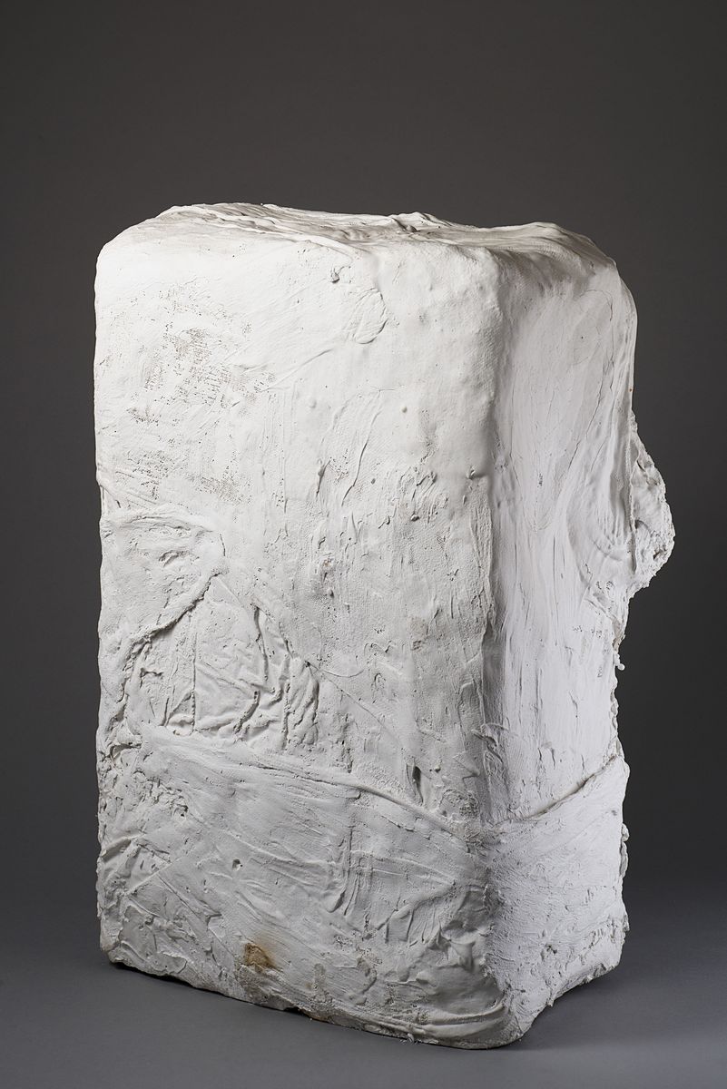 Giacinto Cerone - Senza titolo, 2002, gesso bianco