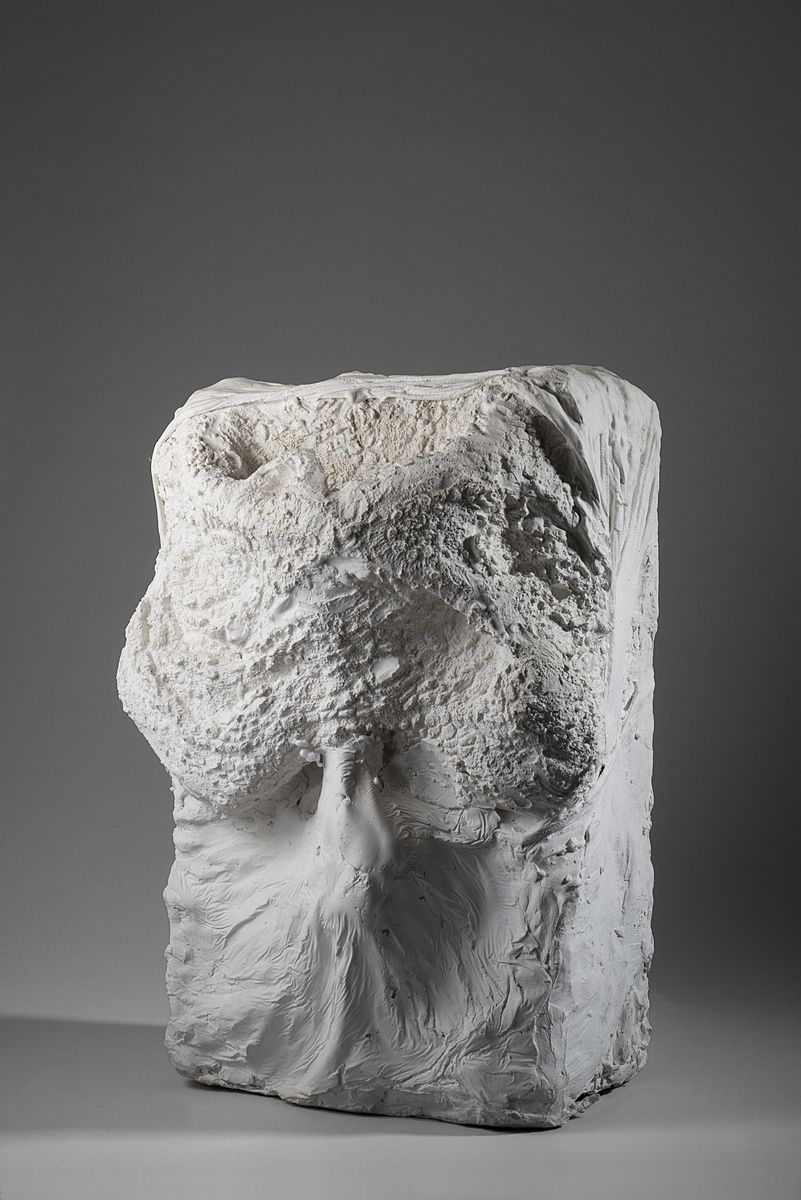 Giacinto Cerone - Senza titolo, 2002, gesso bianco