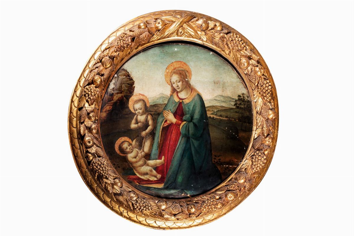 Gherardo Di Giovanni Del Fora - Madonna Con Bambino E San Giovannino ...