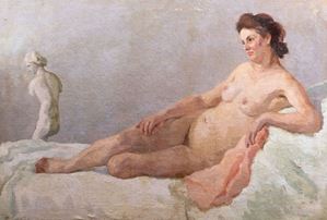 Reclining female nude